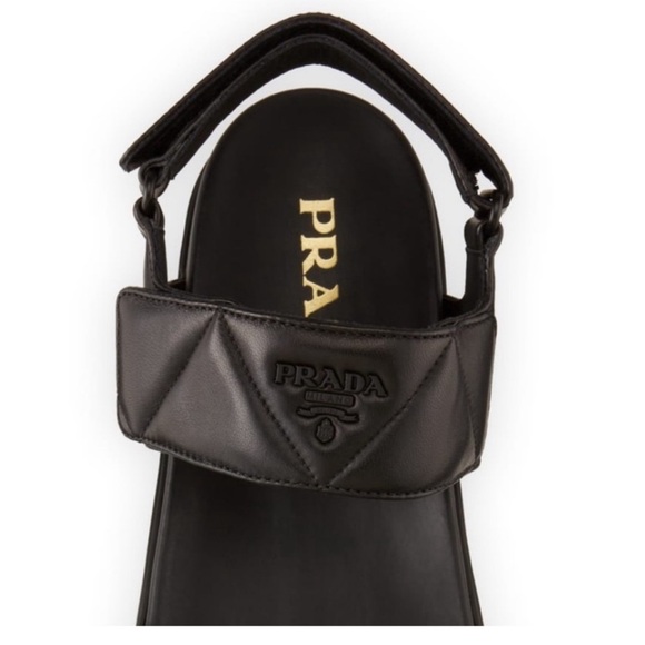 Prada padded leather sports sandals - Picture 16 of 16